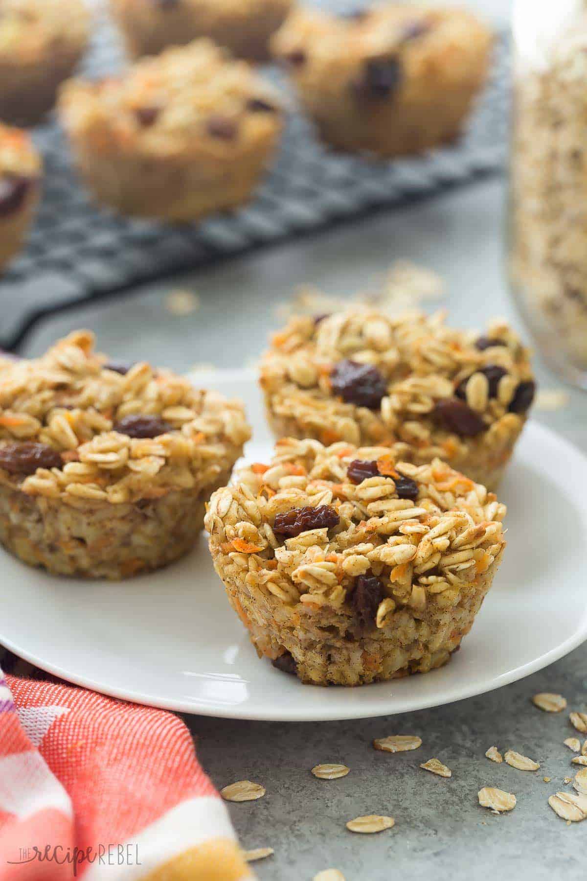 Carrot Cake Oatmeal Cups: A Healthy, Customizable Meal Prep Recipe